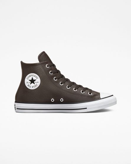 Tenisi Inalti Dama Converse Chuck Taylor All Star Tumbled Piele Maro Albi Negrii | RO XWEVG368